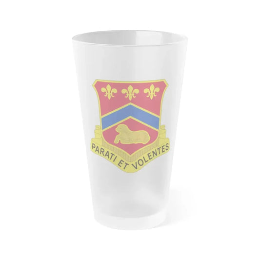 123 Engineer Battalion (U.S. Army) Frosted Pint Glass 16oz Default Title - Go Mug Yourself