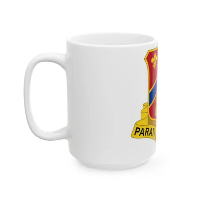 123 Engineer Battalion (U.S. Army) White Coffee Mug - Go Mug Yourself