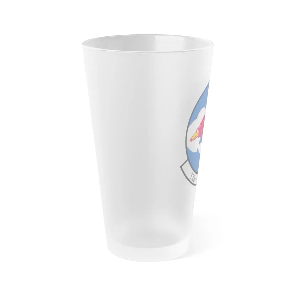 123 Fighter Squadron (U.S. Air Force) Frosted Pint Glass 16oz-Go Mug Yourself