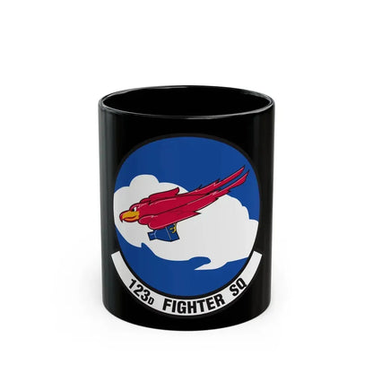 123 Fighter Squadron (U.S. Air Force) Black Coffee Mug 11oz - Go Mug Yourself