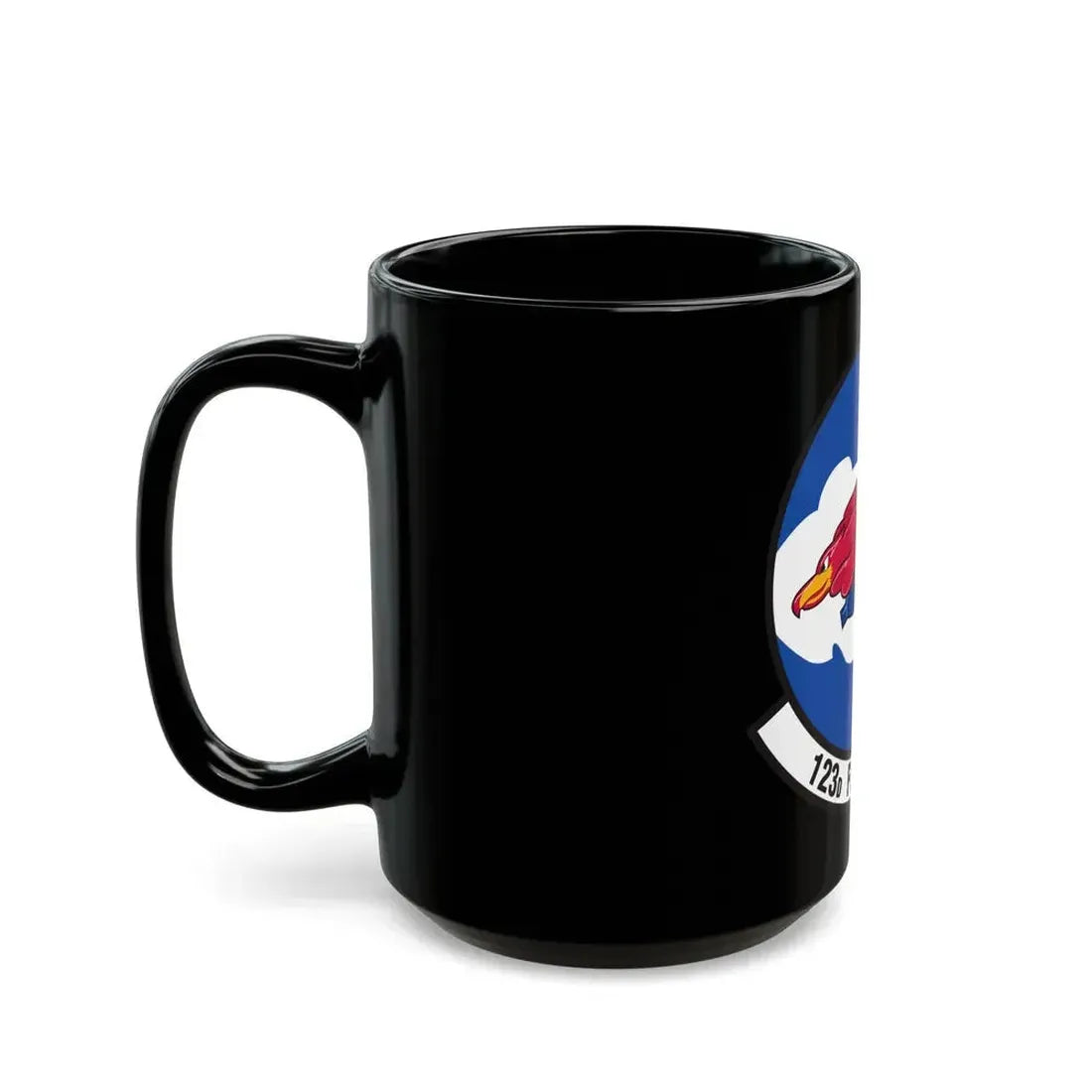 123 Fighter Squadron (U.S. Air Force) Black Coffee Mug - Go Mug Yourself