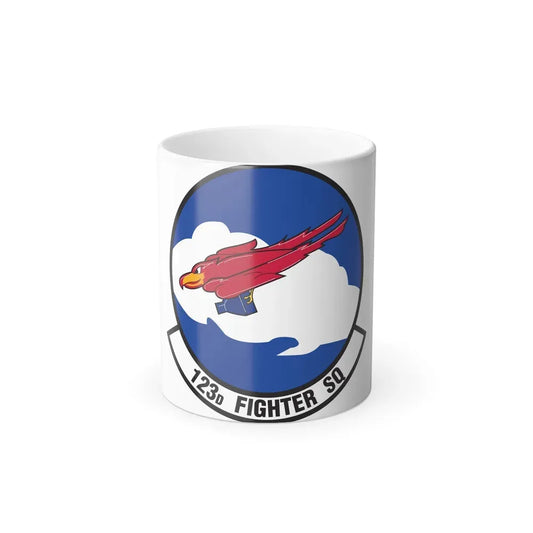 123 Fighter Squadron (U.S. Air Force) Color Changing Coffee Mug 11oz - Go Mug Yourself