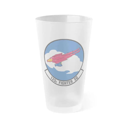 123 Fighter Squadron (U.S. Air Force) Frosted Pint Glass 16oz 16oz Frosted - Go Mug Yourself