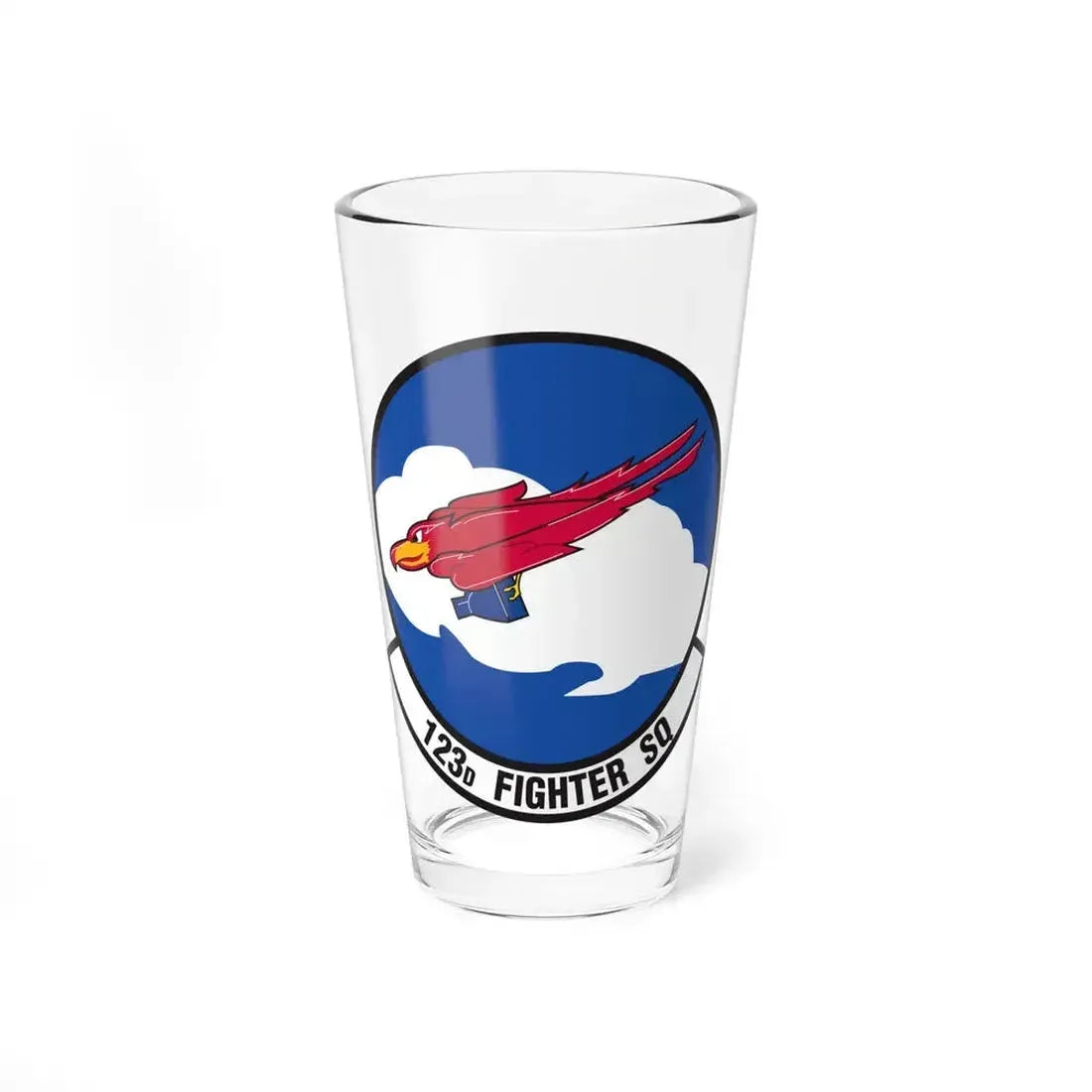 123 Fighter Squadron (U.S. Air Force) Pint Glass 16oz 16oz - Go Mug Yourself