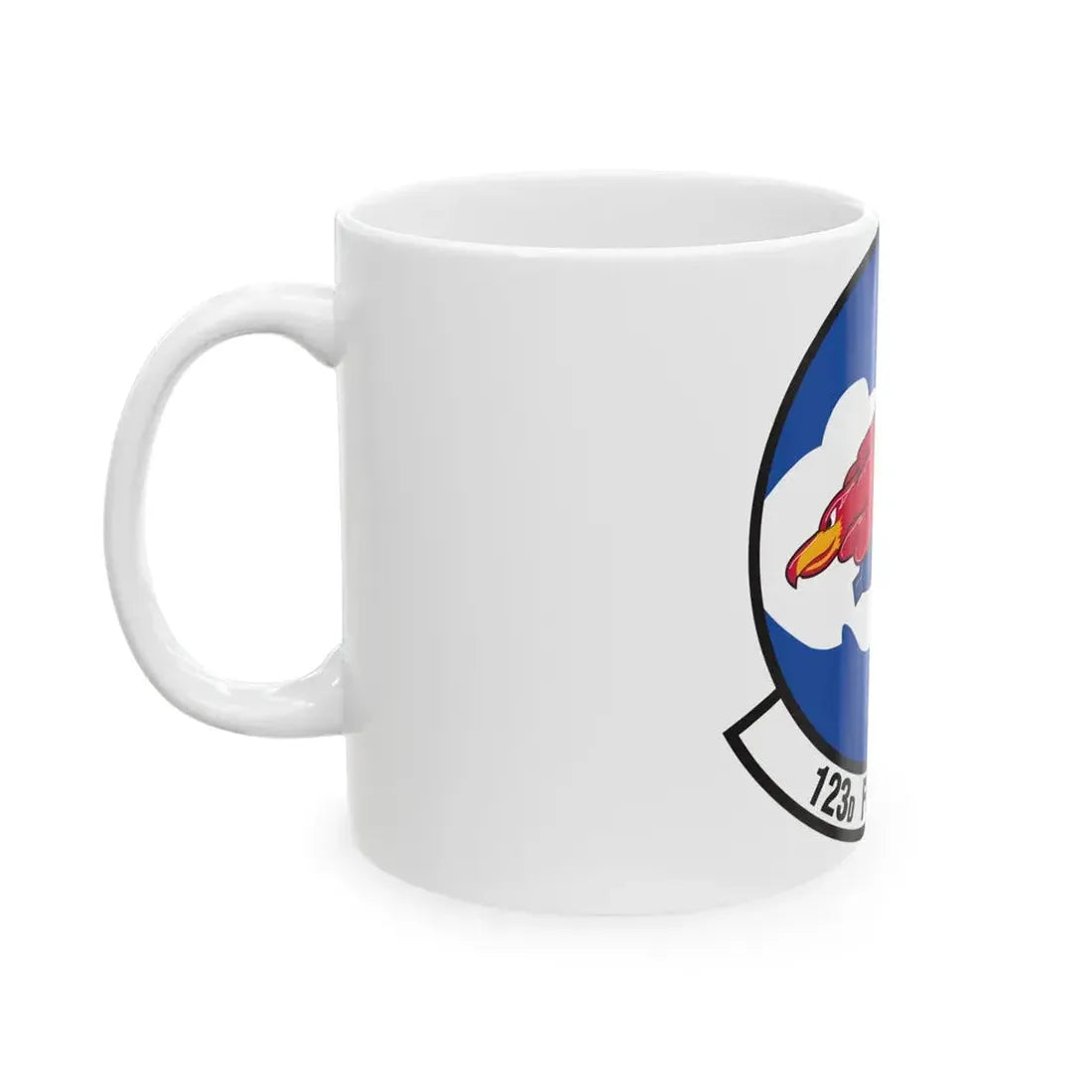 123 Fighter Squadron (U.S. Air Force) White Coffee Mug - Go Mug Yourself