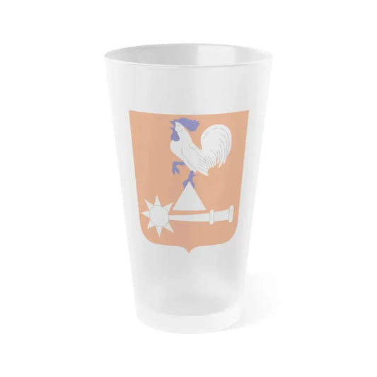 123 Signal Battalion 2 (U.S. Army) Frosted Pint Glass 16oz Default Title - Go Mug Yourself