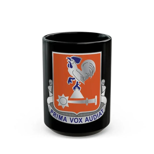 123 Signal Battalion (U.S. Army) Black Coffee Mug 15oz - Go Mug Yourself
