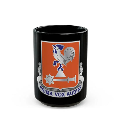 123 Signal Battalion (U.S. Army) Black Coffee Mug 15oz - Go Mug Yourself