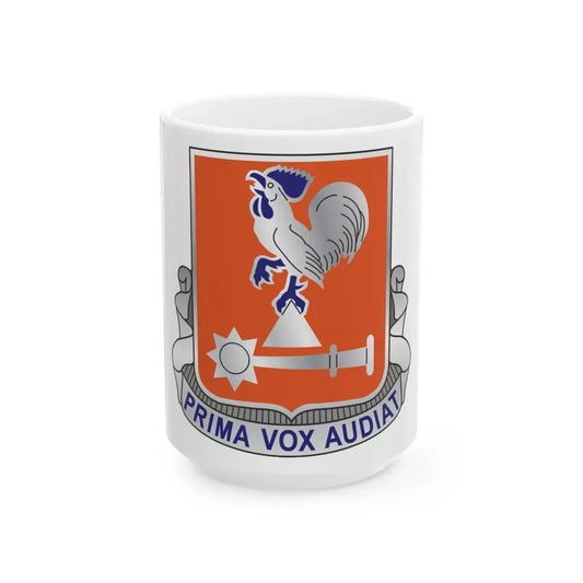 123 Signal Battalion (U.S. Army) White Coffee Mug 15oz - Go Mug Yourself