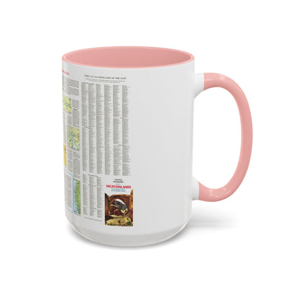 USA - Scenic Treasures and Historic Sites (1966) (Map) Accent Coffee Mug