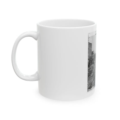 Atlanta, Georgia. Railroad Depot (U.S. Civil War) White Coffee Mug