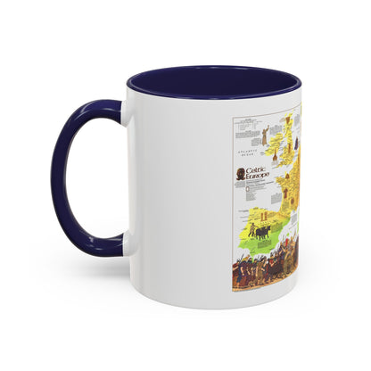 Europe - Celtic (1977) (Map) Accent Coffee Mug
