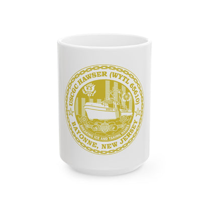 USCG Hawser WYTL 65610 Sim Gold (U.S. Coast Guard) White Coffee Mug
