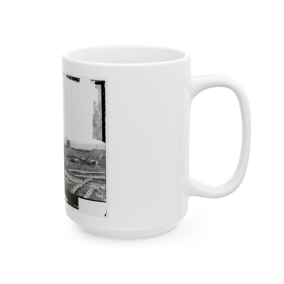 Antietam, Maryland. View Where Sumner's Corps Charged (U.S. Civil War) White Coffee Mug