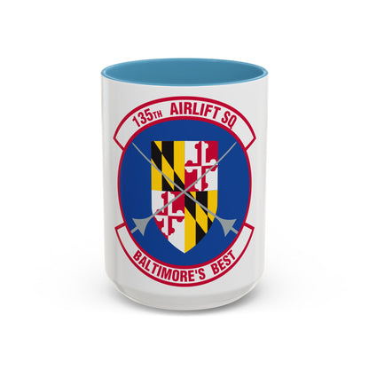 135 Airlift Squadron (U.S. Air Force) Accent Coffee Mug