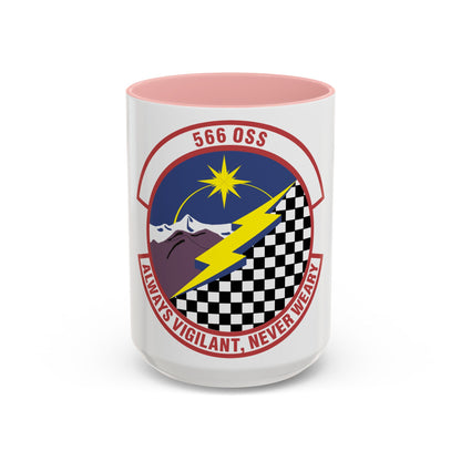 566th Operations Support Squadron (U.S. Air Force) Accent Coffee Mug