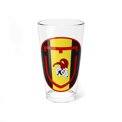 Emblem for the 8-I-IGR (Denmark) (Coat of Arms) Pint Glass 16oz