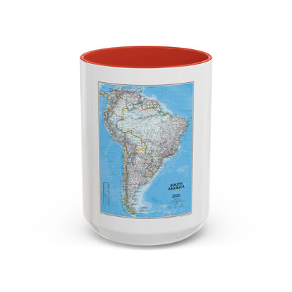 South America (2007) (Map) Accent Coffee Mug
