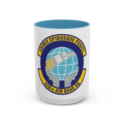 420th Air Base Squadron (U.S. Air Force) Accent Coffee Mug