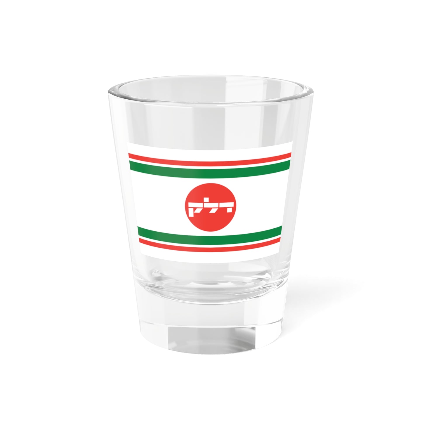 Flag of Delek Old (Israel) Shot Glass 1.5oz