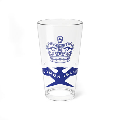 Solomon Islands Governor General Emblem (Solomon Islands) (Coat of Arms) Pint Glass 16oz