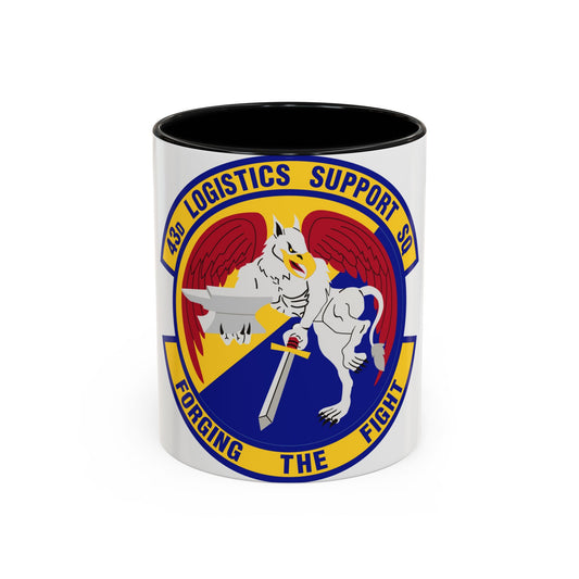 43d Logistics Support Squadron (U.S. Air Force) Accent Coffee Mug