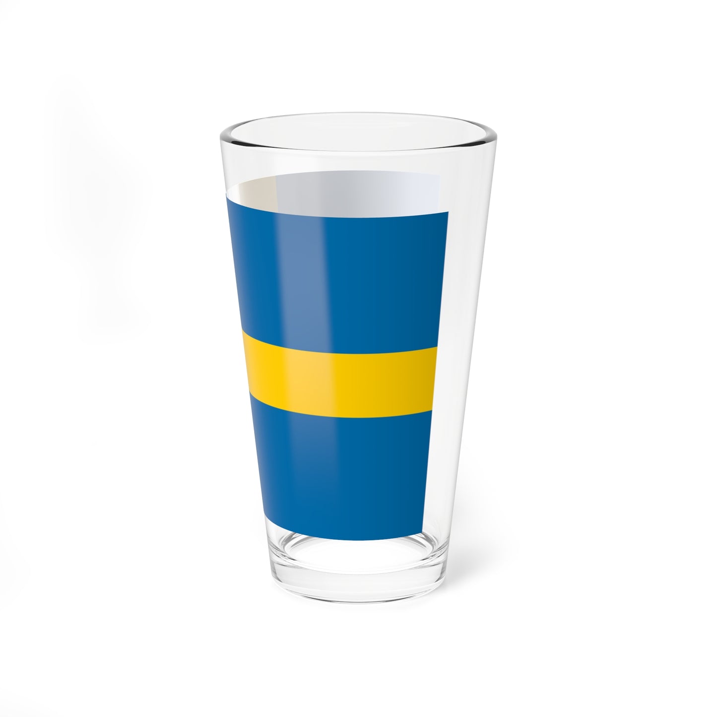 Flag of Folkhemmet (Sweden) Pint Glass 16oz