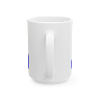 Jarvis Island flag map local (United States) White Coffee Mug