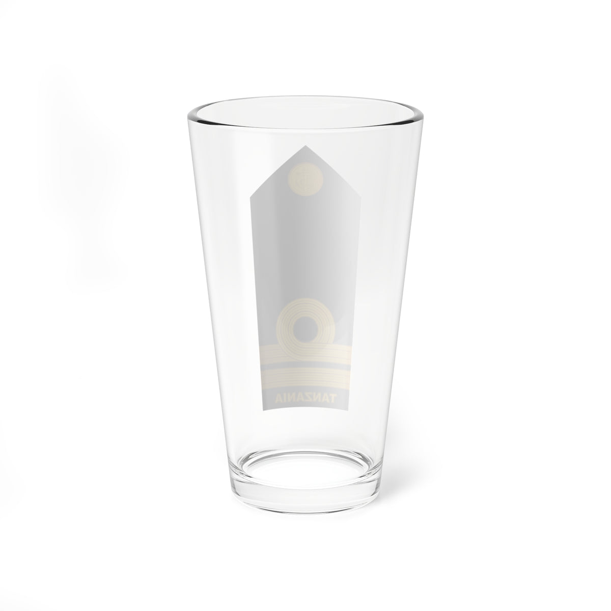 10 Tanzania Navy LT (Tanzania) (Military Rank) Pint Glass 16oz