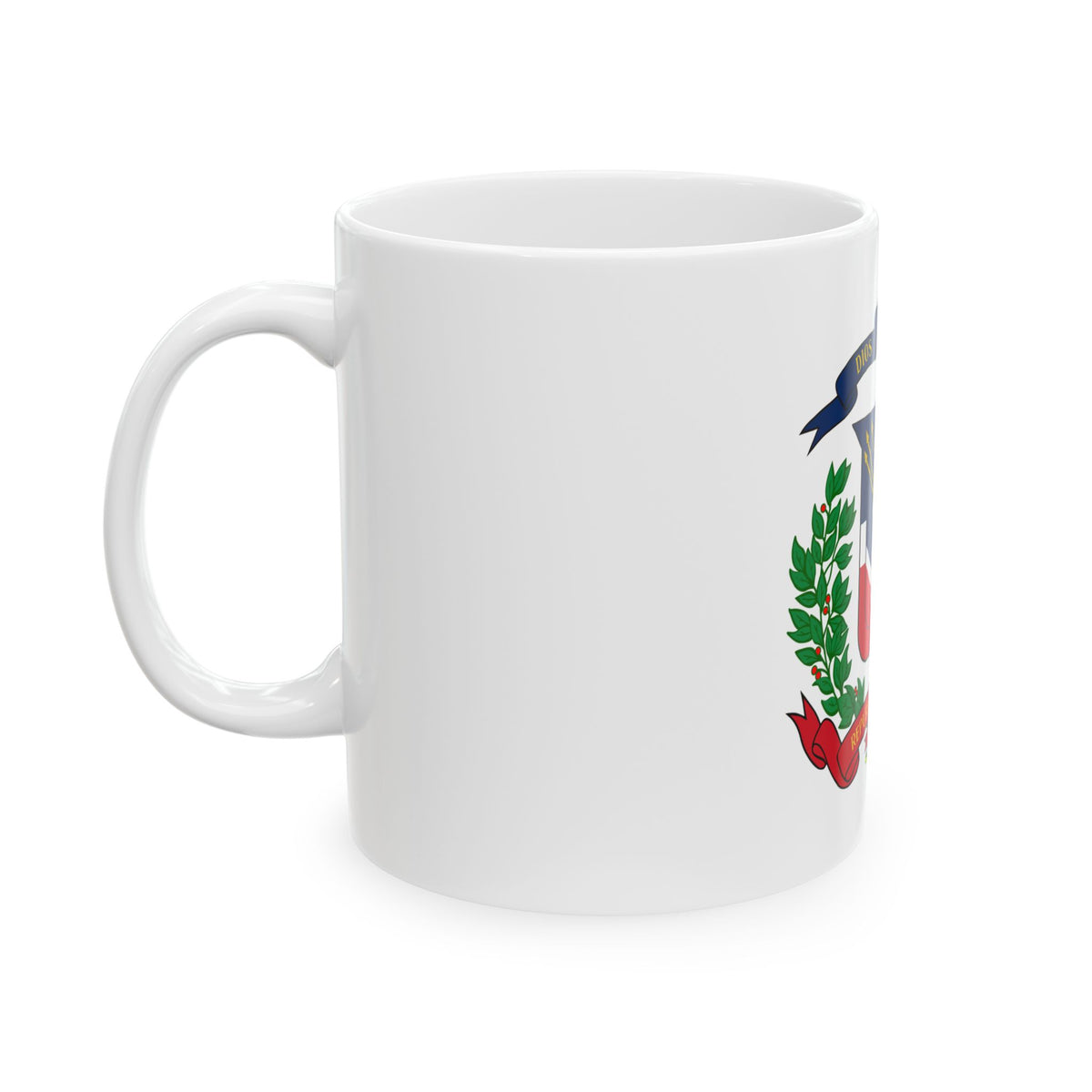 Coat of arms of the Dominican Republic - White Coffee Mug