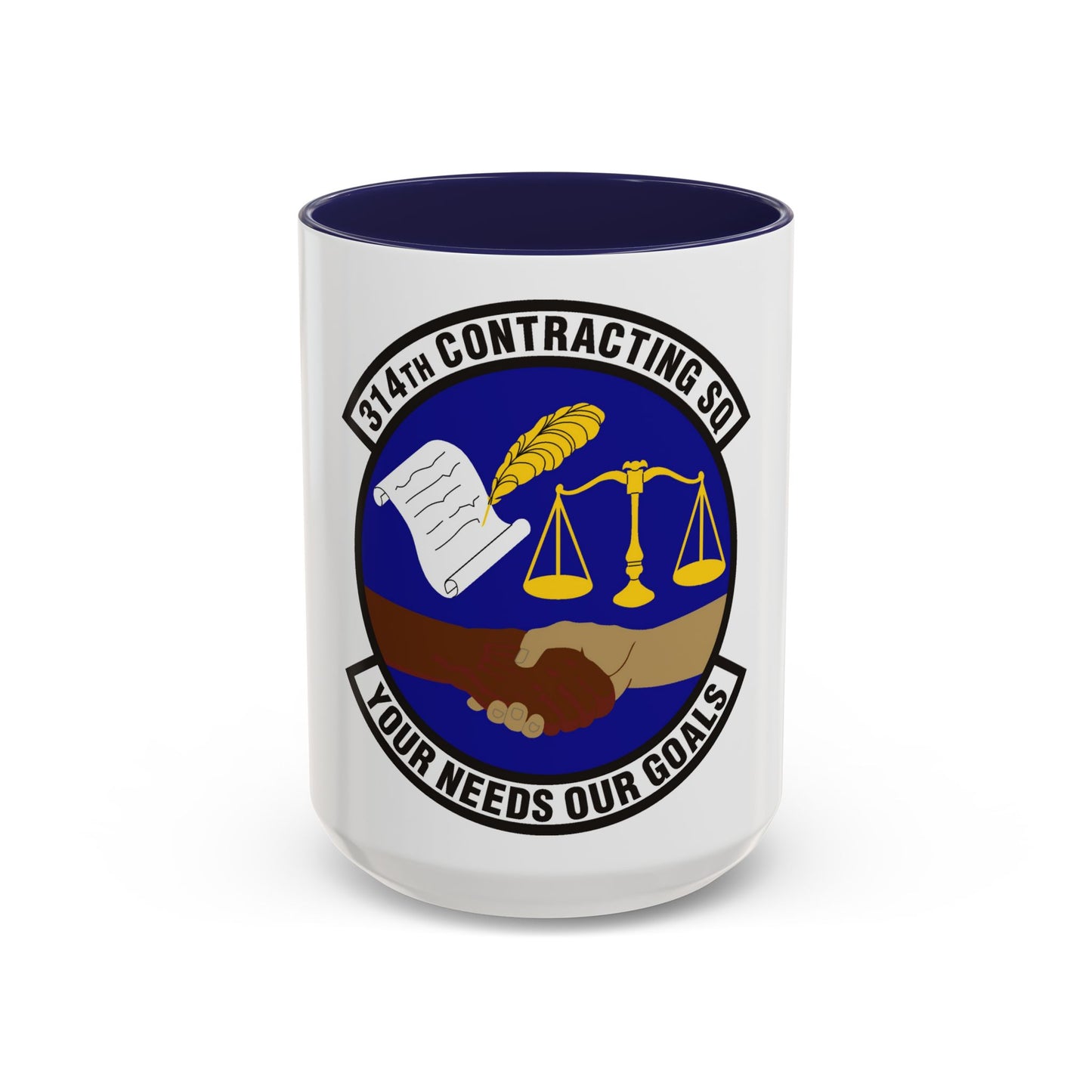 314th Contracting Squadron (U.S. Air Force) Accent Coffee Mug