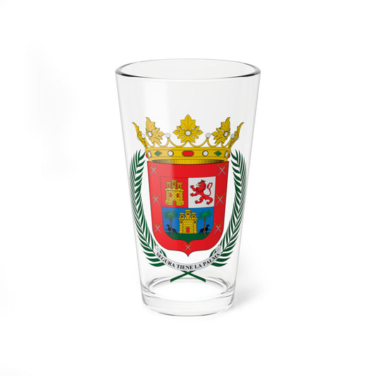 Escudo de Las Palmas de Gran Canaria (Spain) (Coat of Arms) Pint Glass 16oz