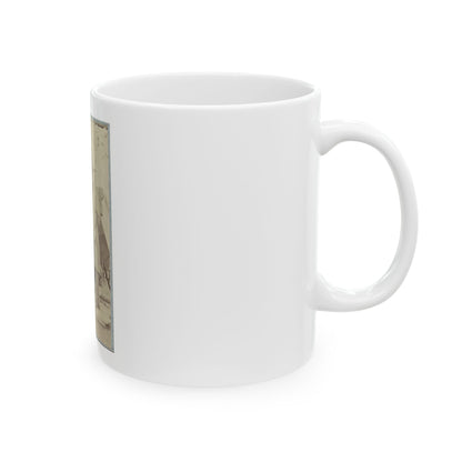 7th New York State Militia, Camp Cameron, D.C., 1861 038 (U.S. Civil War) White Coffee Mug
