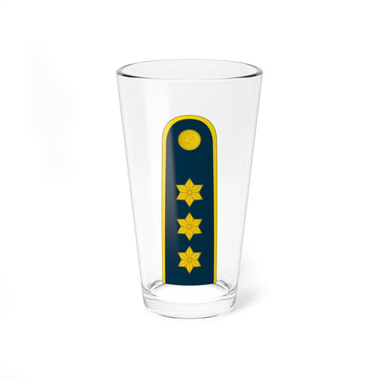 15 Lithuania Air Force CPT (Lithuania) (Military Rank) Pint Glass 16oz