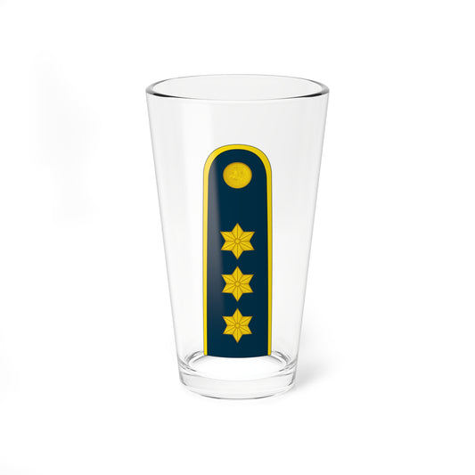15 Lithuania Air Force CPT (Lithuania) (Military Rank) Pint Glass 16oz