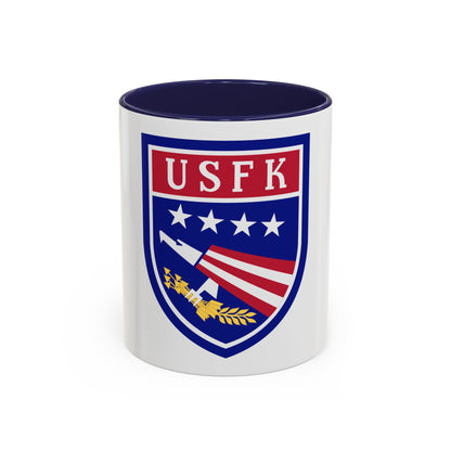 USAE United States Forces Korea (U.S. Army) Accent Coffee Mug