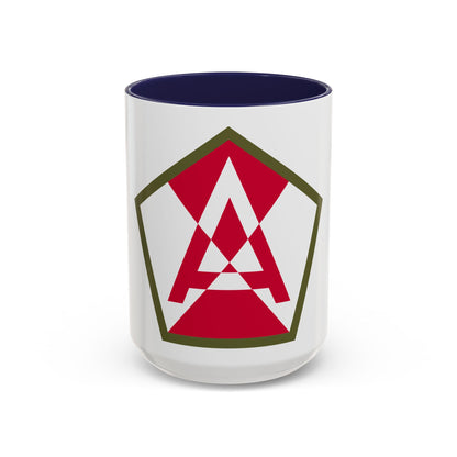Fifteenth United States (U.S. Army) Accent Coffee Mug