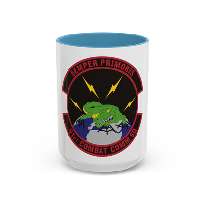 51 Combat Communications Squadron ACC (U.S. Air Force) Accent Coffee Mug