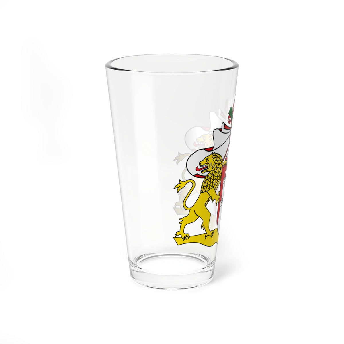 Wappen der Hamburgischen Bürgerschaft (Germany) (Coat of Arms) Pint Glass 16oz