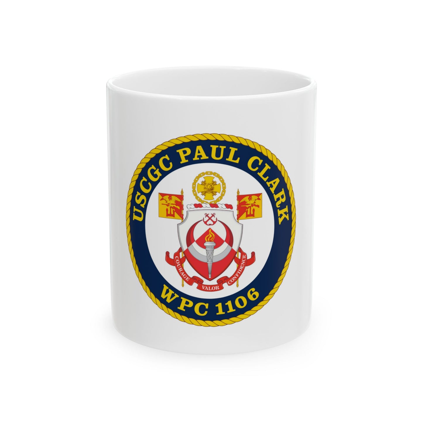 USCGC Paul Clark WPC 1106 (U.S. Coast Guard) White Coffee Mug