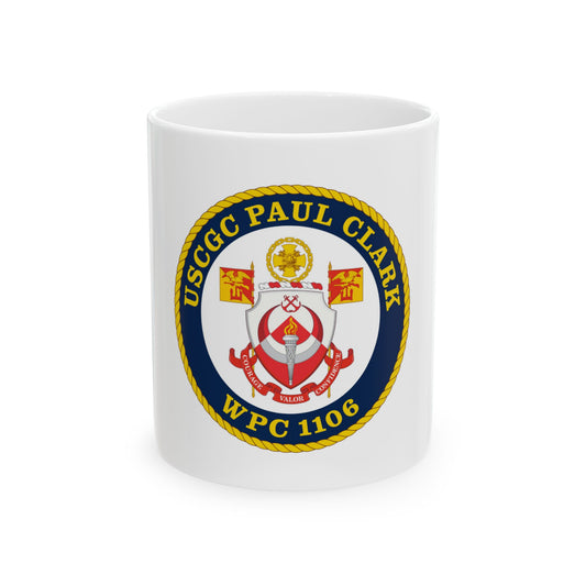 USCGC Paul Clark WPC 1106 (U.S. Coast Guard) White Coffee Mug