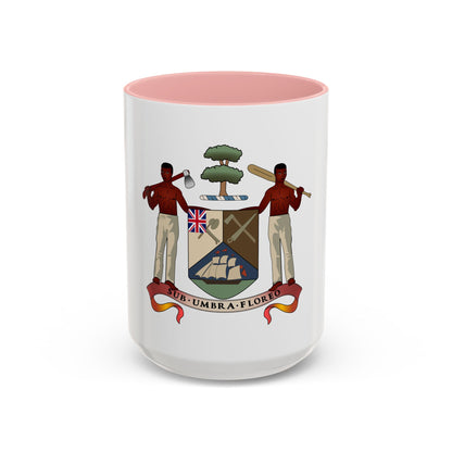 Coat of arms of British Honduras (1907-1967) - Accent Coffee Mug