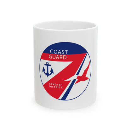 Coast Guard Seventh District (U.S. Coast Guard) White Coffee Mug