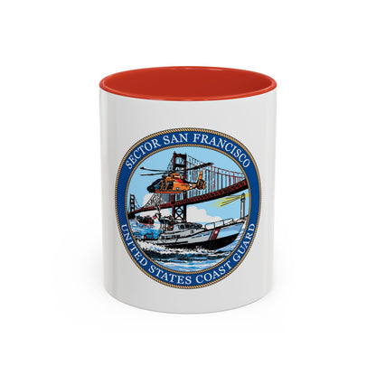 USCG Sector San Francisco (U.S. Coast Guard) Accent Coffee Mug