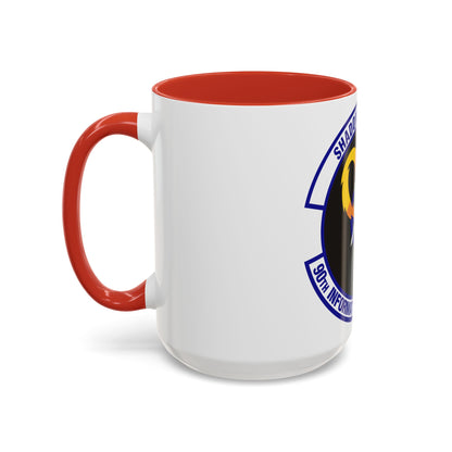 90th Information Operations Squadron (U.S. Air Force) Accent Coffee Mug