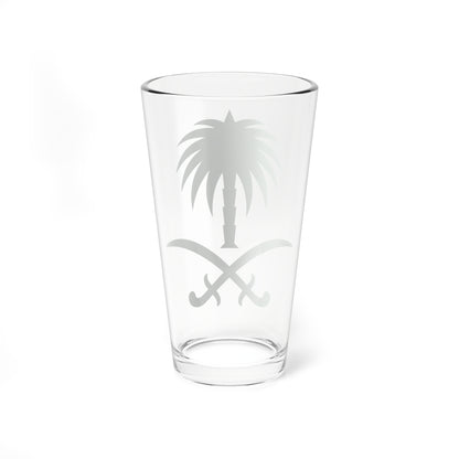 Emblem of Saudi Arabia 2 (Saudi Arabia) (Coat of Arms) Pint Glass 16oz