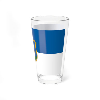Flag of Szabadszentkiraly (Hungary) Pint Glass 16oz