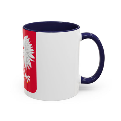 Coat of arms of Poland (1980-1990) - Accent Coffee Mug