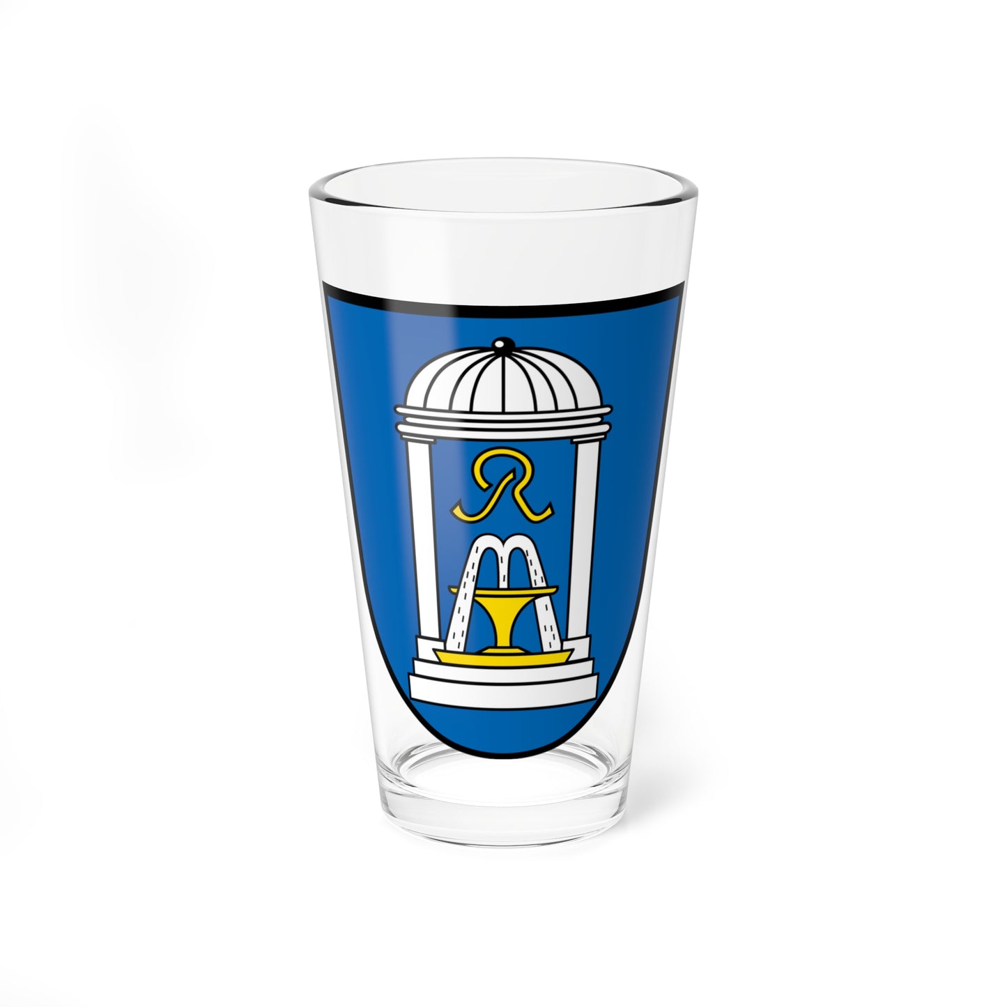 DEU Bad Steben COA (Germany) (Coat of Arms) Pint Glass 16oz