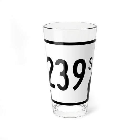 Arkansas 239S (Arkansas) (Road Sign) Pint Glass 16oz